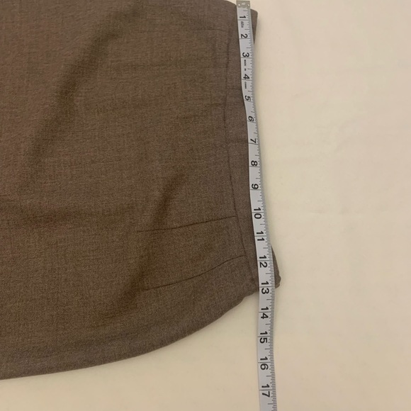 Pendleton 100% virgin wool light brown maxi skirt size 6 - Picture 12 of 13